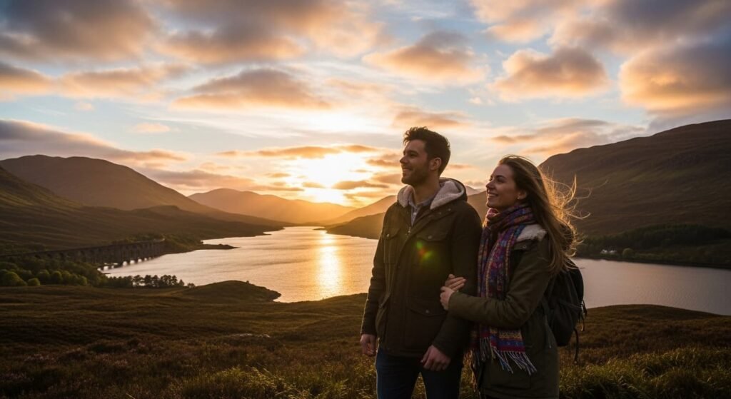 couple visit scotland