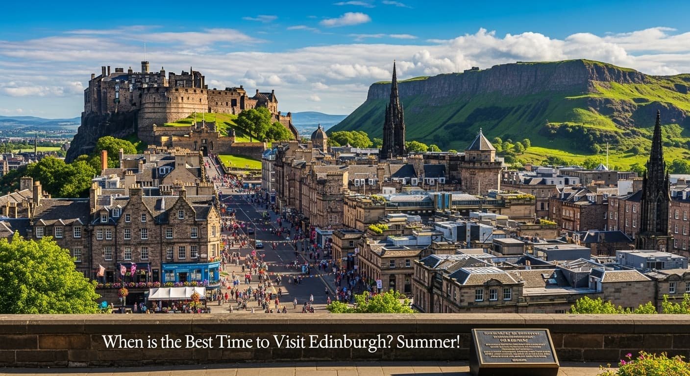Visit Edinburgh in summer