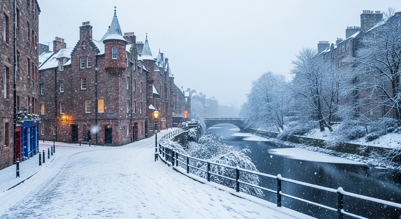 winter in edinburgh